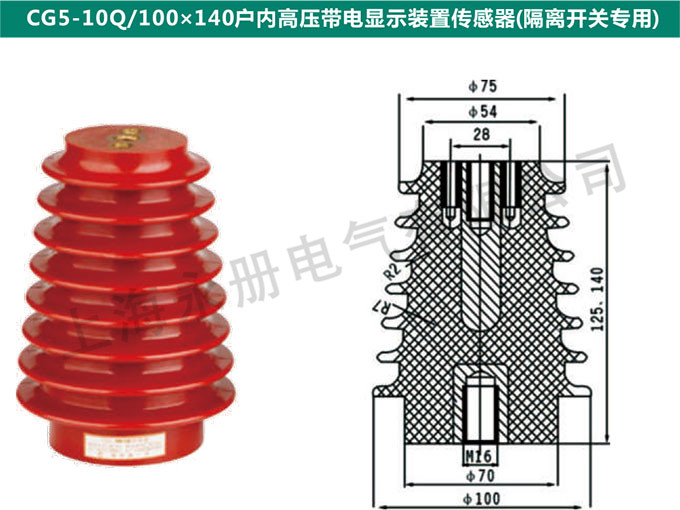 CG5-10Q/100x140户内高压电信显示装置传感器