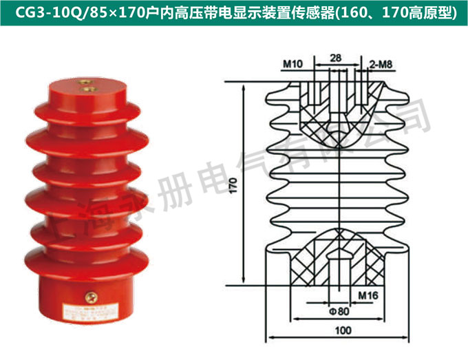 CG3-10Q/85x170户内高压电信显示装置传感器